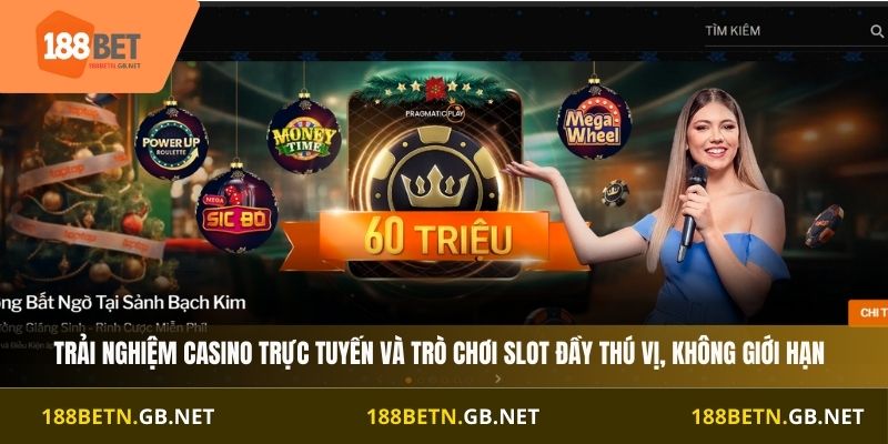 Trải nghiệm casino trực tuyến và trò chơi slot đầy thú vị, không giới hạn